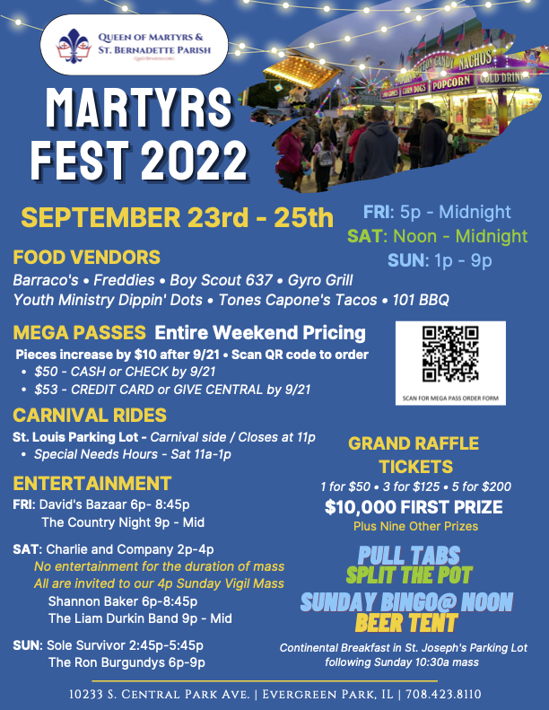Martyrs Fest 2022